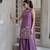 Embroidered French Crepe Straight Kurta Sharara and Dupatta Set