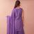 Embroidered French Crepe Straight Kurta Sharara and Dupatta Set