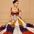 Multicolor Mirror Work Rayon Navratri Lehenga Choli