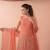 Embroidered French Crepe Straight Kurta Sharara and Dupatta Set