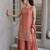 Embroidered French Crepe Straight Kurta Sharara and Dupatta Set