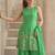 Embroidered French Crepe Straight Kurta Sharara and Dupatta Set