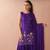 Embroidered French Crepe Straight Kurta Sharara and Dupatta Set