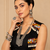 Black Gamthi Work Georgette Lehenga Set with Koti