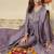 Women's Gorgeous Embroidery Work Vichitra Silk Fabric Flared Kurta Pant and Dupatta Set