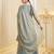 Embroidered Silk Flared Kurta Palazzo and Dupatta Set