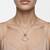 925 Sterling Silver Rose Gold Plated Angel Pendant Necklace Set  for Women