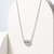 925 Sterling Silver Rhodium Plated Evil Eye Pendant Necklace Set  for Women 
