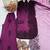 Dark Magenta Color Embroidery And Sequence Work Satin Salwar Suit