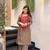 Embroidered French Crepe Straight Kurta Palazzo Set