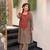 Embroidered French Crepe Straight Kurta Palazzo Set