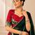 Red Bandhej Foil Print Georgette Navratri Lehenga Choli