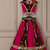 Pink rayon & roman silk mirrorless chaniya choli for navratri festival