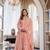 Embroidered Chanderi Silk Flared Anarkali Pant and Dupatta Set