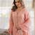 Embroidered Chanderi Silk Flared Anarkali Pant and Dupatta Set