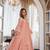 Embroidered Chanderi Silk Flared Anarkali Pant and Dupatta Set