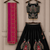 Black reyon kid's chaniya choli for navratri