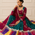 Multicolor Vintage Fox Georgette Embroidered Chaniya Choli