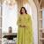 Embroidered Chanderi Silk Flared Anarkali Pant and Dupatta Set