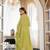 Embroidered Chanderi Silk Flared Anarkali Pant and Dupatta Set
