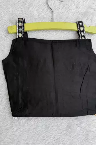 Black reyon kid's chaniya choli for navratri