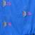 sky blue ethnic motifs cotton blend soft saree
