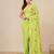 green ethnic motifs cotton blend soft saree