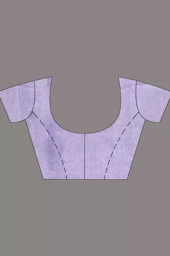 violet heart motifs cotton blend soft saree