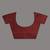 maroon leaf motifs cotton blend soft saree