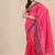 pink solid mulmul soft saree