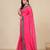 pink solid mulmul soft saree