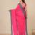 pink solid mulmul soft saree