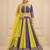Lavender Cotton Handwork Navratri Lehenga Choli