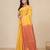 Yellow solid tissue soft saree