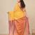 Yellow solid tissue soft saree