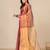 Brown solid tissue soft saree