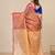 Brown solid tissue soft saree