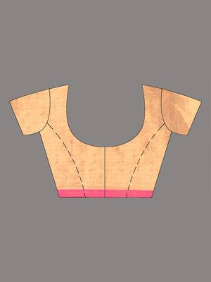 Brown solid tissue soft saree 5