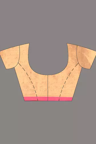 Brown solid tissue soft saree