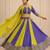 Lavender Cotton Handwork Navratri Lehenga Choli