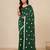 green polka dots cotton blend soft saree