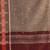 red ethnic motifs cotton blend handspun soft saree