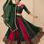 Green Cotton Handwork Navratri Lehenga Choli