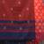 navy blue geometric motifs cotton blend handspun soft saree
