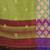 purple geometric motifs cotton blend handspun soft saree
