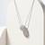   925 Sterling Silver Rhodium Plated Pave CZ Sphere Pendant Necklace Set  for Women