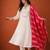 Embroidered Chanderi Flared Kurta Pant and Dupatta Set