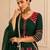 Green Cotton Handwork Navratri Lehenga Choli