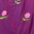purple printed mulmul soft saree