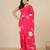 fuchsia printed mulmul soft saree